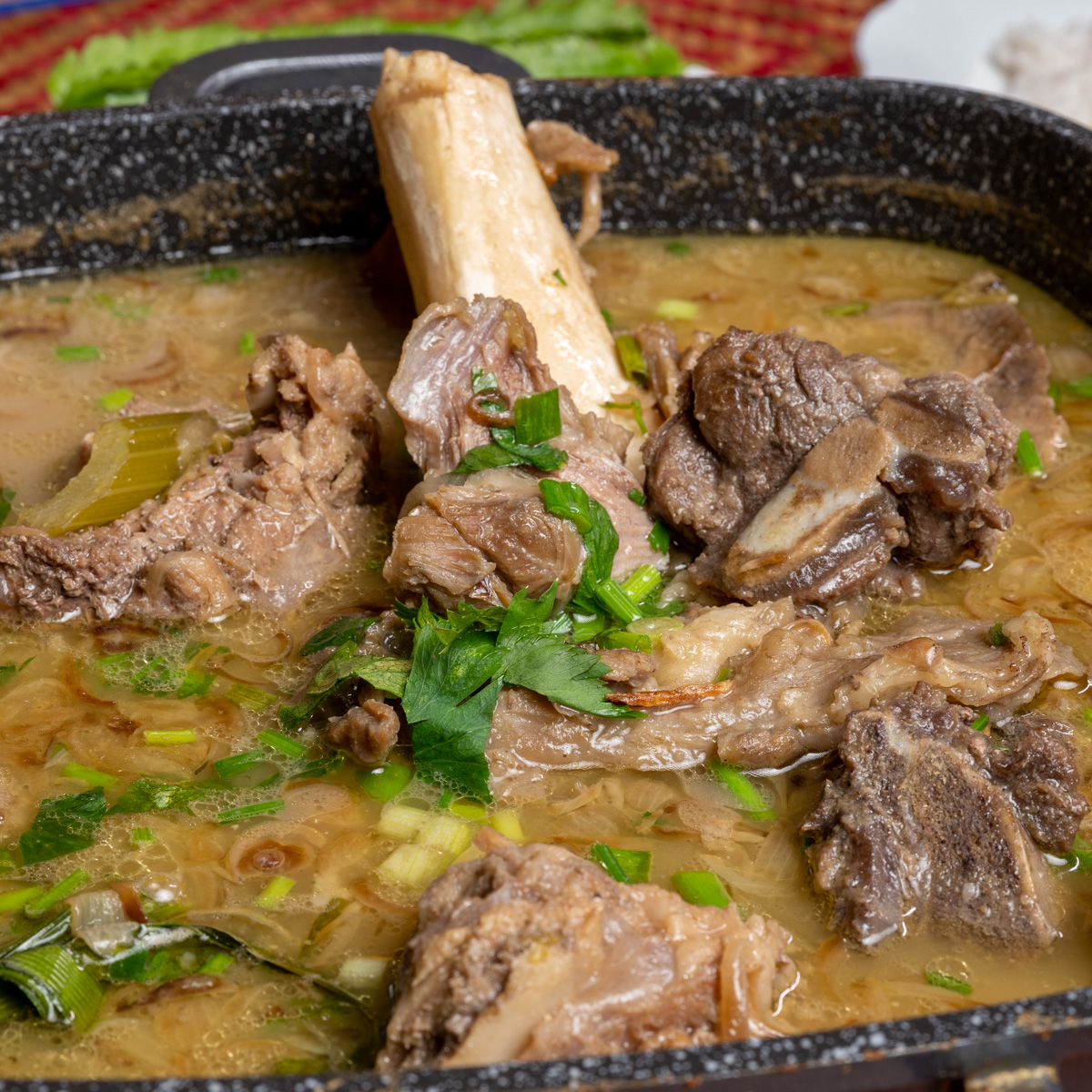 Resipi Sup Tulang Gearbox Berempah – Guna Rempah Kisar Homemade